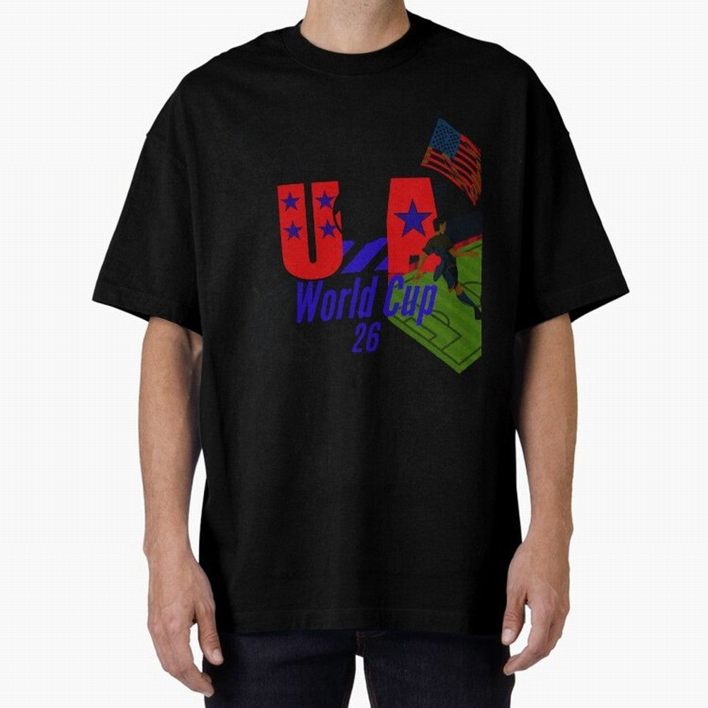 usa world cup 26 Premium T-Shirt Feel the Trophy Chase of Global Football Passion for FIFA World Cup 2026 USA Canada Mexico, Featuring Messi and Cristiano Ronaldo, Portugal, Champion Mindset, Group Stage Buzz, Knockout Tension and Passionate Fan