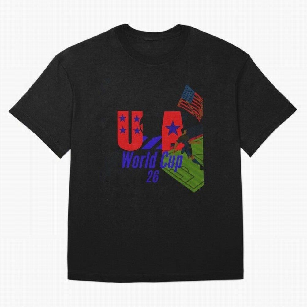 usa world cup 26 Premium T-Shirt Feel the Trophy Chase of Global Football Passion for FIFA World Cup 2026 USA Canada Mexico, Featuring Messi and Cristiano Ronaldo, Portugal, Champion Mindset, Group Stage Buzz, Knockout Tension and Passionate Fan