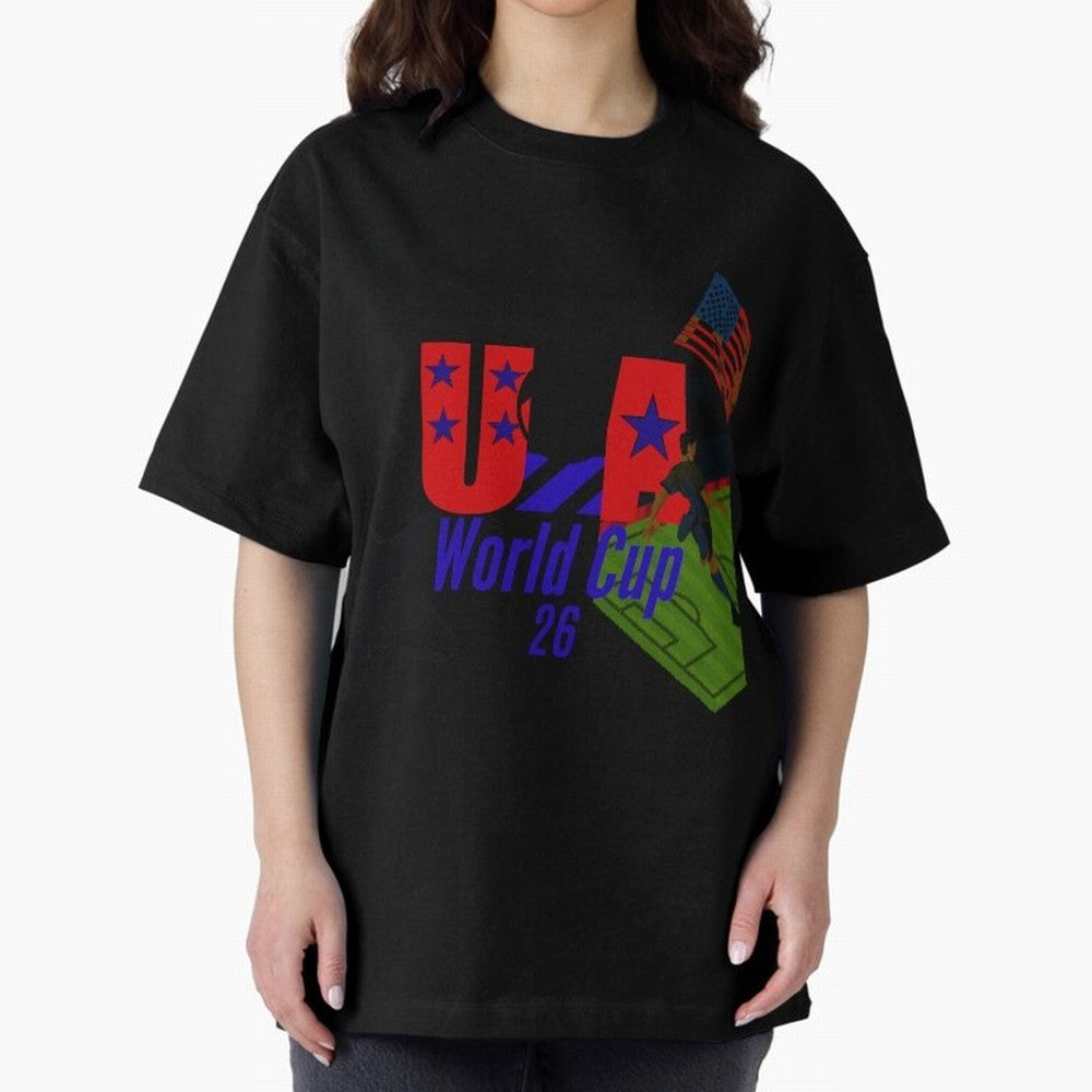 usa world cup 26 Premium T-Shirt Feel the Trophy Chase of Global Football Passion for FIFA World Cup 2026 USA Canada Mexico, Featuring Messi and Cristiano Ronaldo, Portugal, Champion Mindset, Group Stage Buzz, Knockout Tension and Passionate Fan