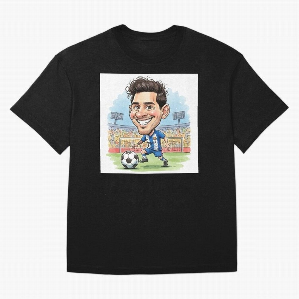 La Pulga Premium T-Shirt Feel International Energy from FIFA World Cup 2026 Group Stage Centered on Neymar, Haaland and Cristiano Ronaldo, France and Portugal Energy, Retro Football Energy, Iconic Rivalries, Trophy Chase Drama and Stadium