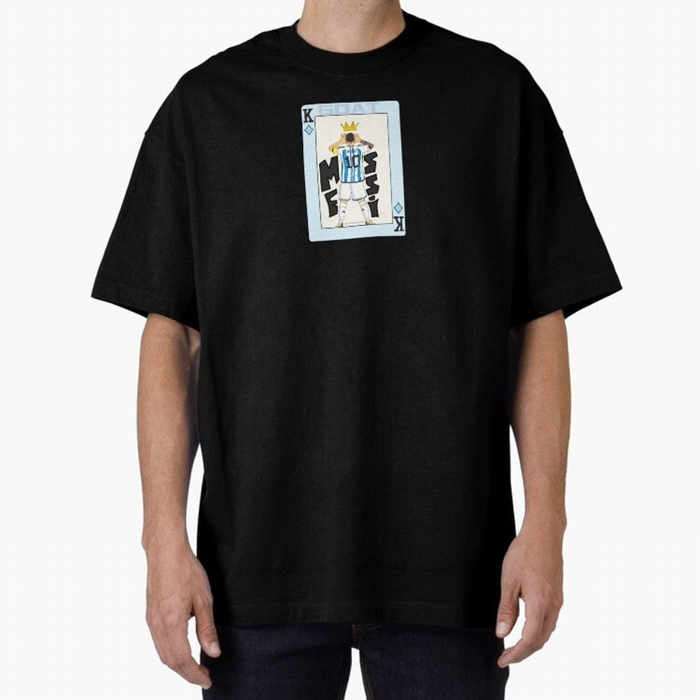 Deck of cards Messi Premium T-Shirt Bring Supporter Culture to Global Football Passion for FIFA World Cup 2026, Inspired by Cristiano Ronaldo, Argentina, Soccer Culture, Superstar Moments, National Team Dreams and Competitive Fire; Perfect for