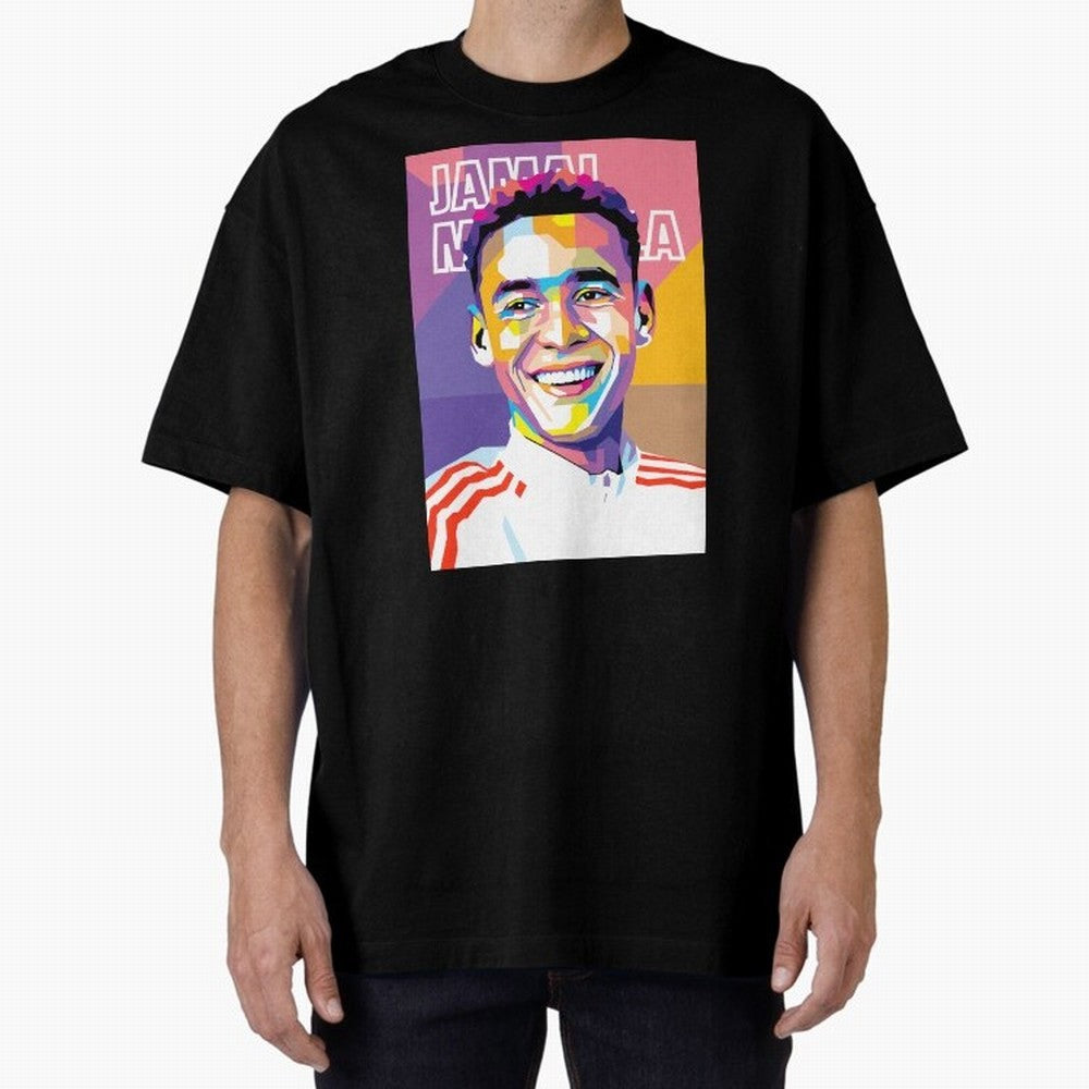 Jamal Musiala in WPAP Style Essential T-Shirt Make Game Day About FIFA World Cup 2026 with Cristiano Ronaldo, Argentina, France and Brazil Energy, Supporter Pride, Iconic Celebrations, Legendary Names and Global Match Day Energy; Great for Watch