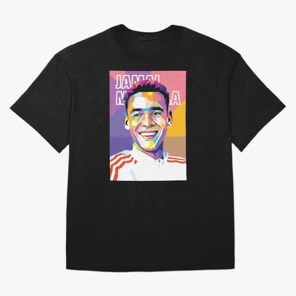 Jamal Musiala in WPAP Style Essential T-Shirt Make Game Day About FIFA World Cup 2026 with Cristiano Ronaldo, Argentina, France and Brazil Energy, Supporter Pride, Iconic Celebrations, Legendary Names and Global Match Day Energy; Great for Watch