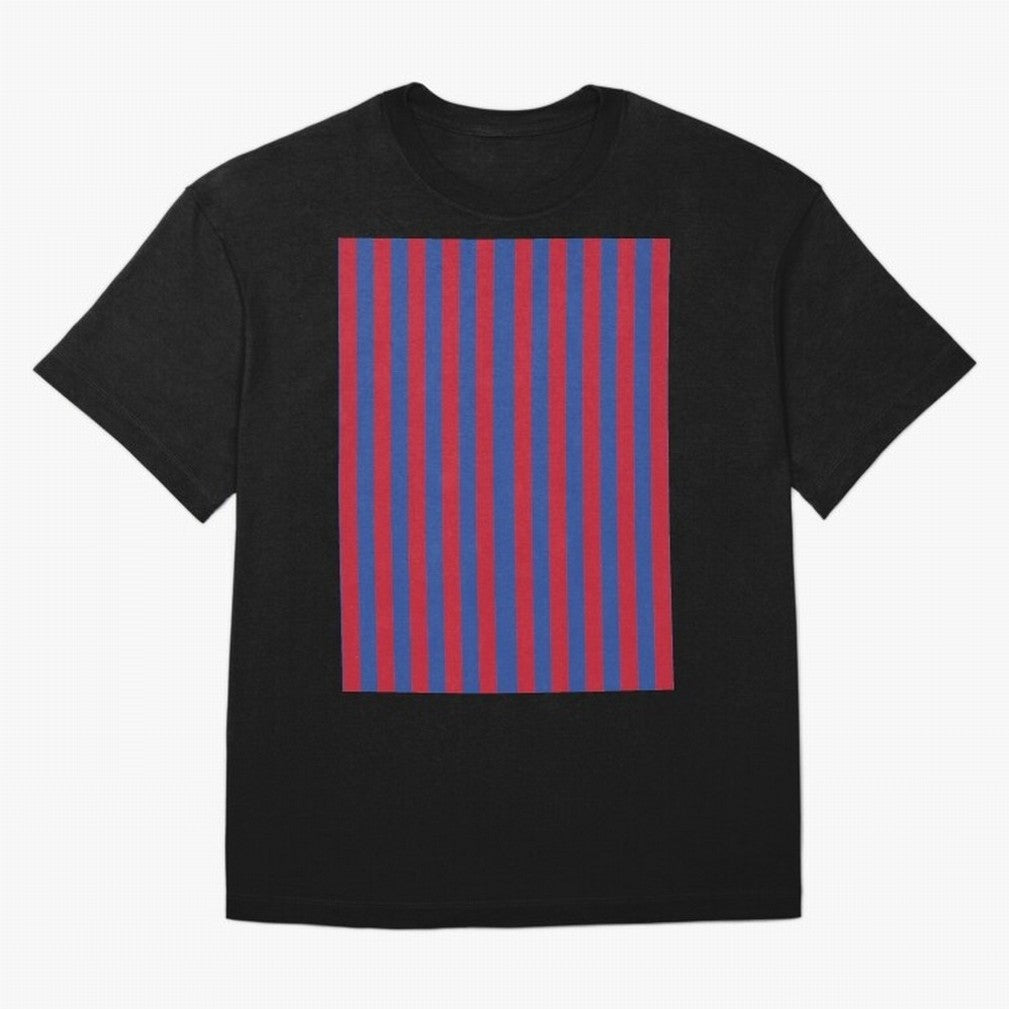 Red and blue stripes sports pattern Graphic T-Shirt Celebrate the FIFA World Cup 2026 Group Stage Journey through CR7 Highlights, England and Germany Pride, Champion Mindset, Group Stage Buzz, Knockout Tension and Passionate Fan Culture; Built for