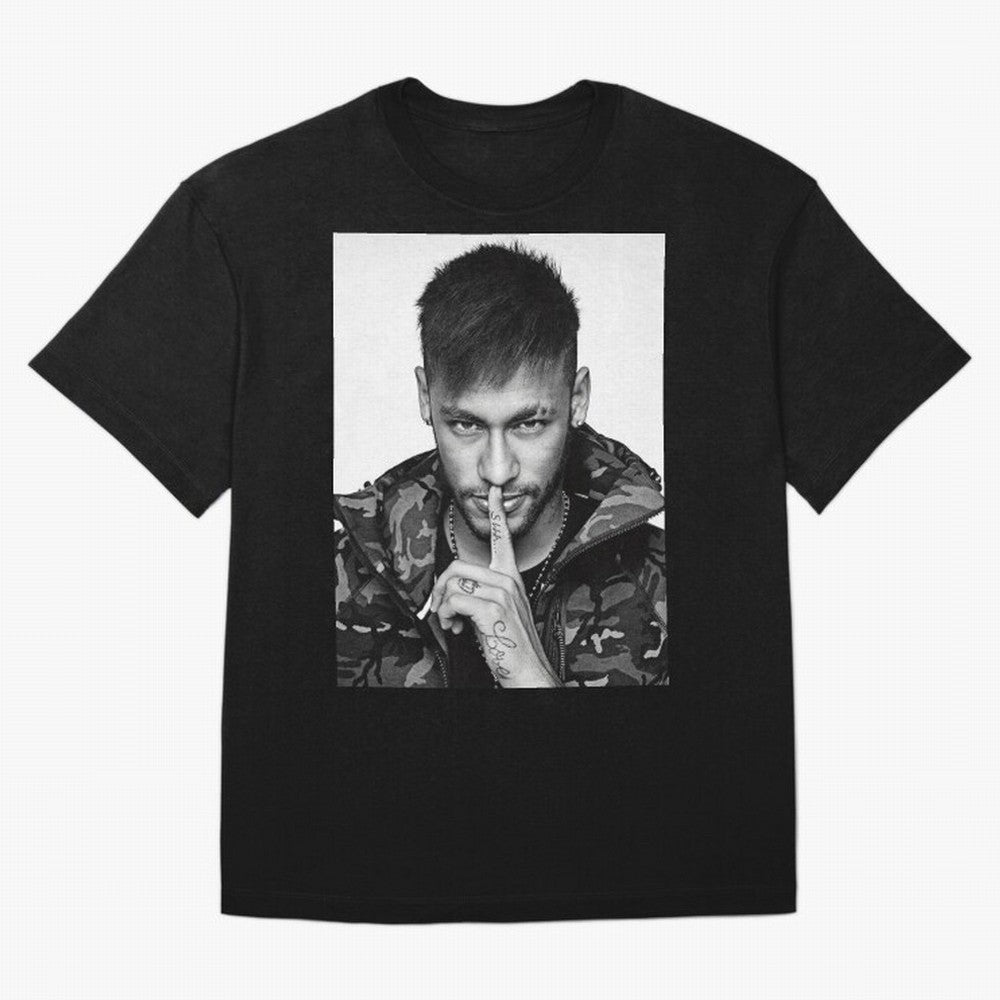 Neymar Art Oversized T-Shirt Represent the Passion of Match Day Hype around FIFA World Cup 2026 USA Canada Mexico, Neymar, Haaland and Cristiano Ronaldo, Argentina and Brazil, Retro Football Energy, Iconic Rivalries, Trophy Chase Drama and Stadium