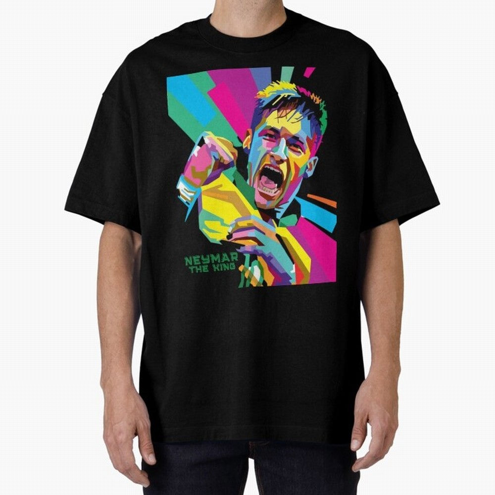 Neymar The King Design Classic T-Shirt Celebrate Football Heritage in FIFA World Cup 2026 Capturing Neymar, France Energy, Supporter Pride, Iconic Celebrations, Legendary Names and Global Match Day Energy; Great for Watch Parties, Sports Bars,