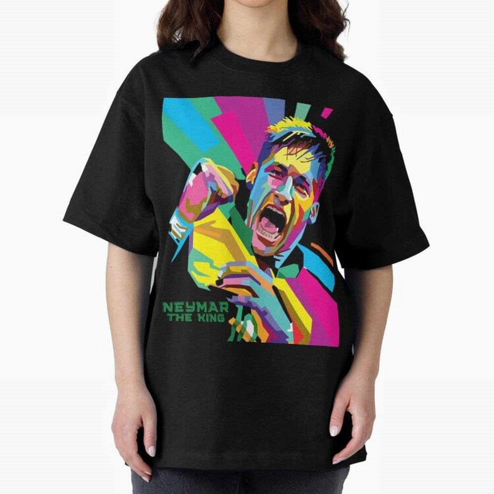 Neymar The King Design Classic T-Shirt Celebrate Football Heritage in FIFA World Cup 2026 Capturing Neymar, France Energy, Supporter Pride, Iconic Celebrations, Legendary Names and Global Match Day Energy; Great for Watch Parties, Sports Bars,