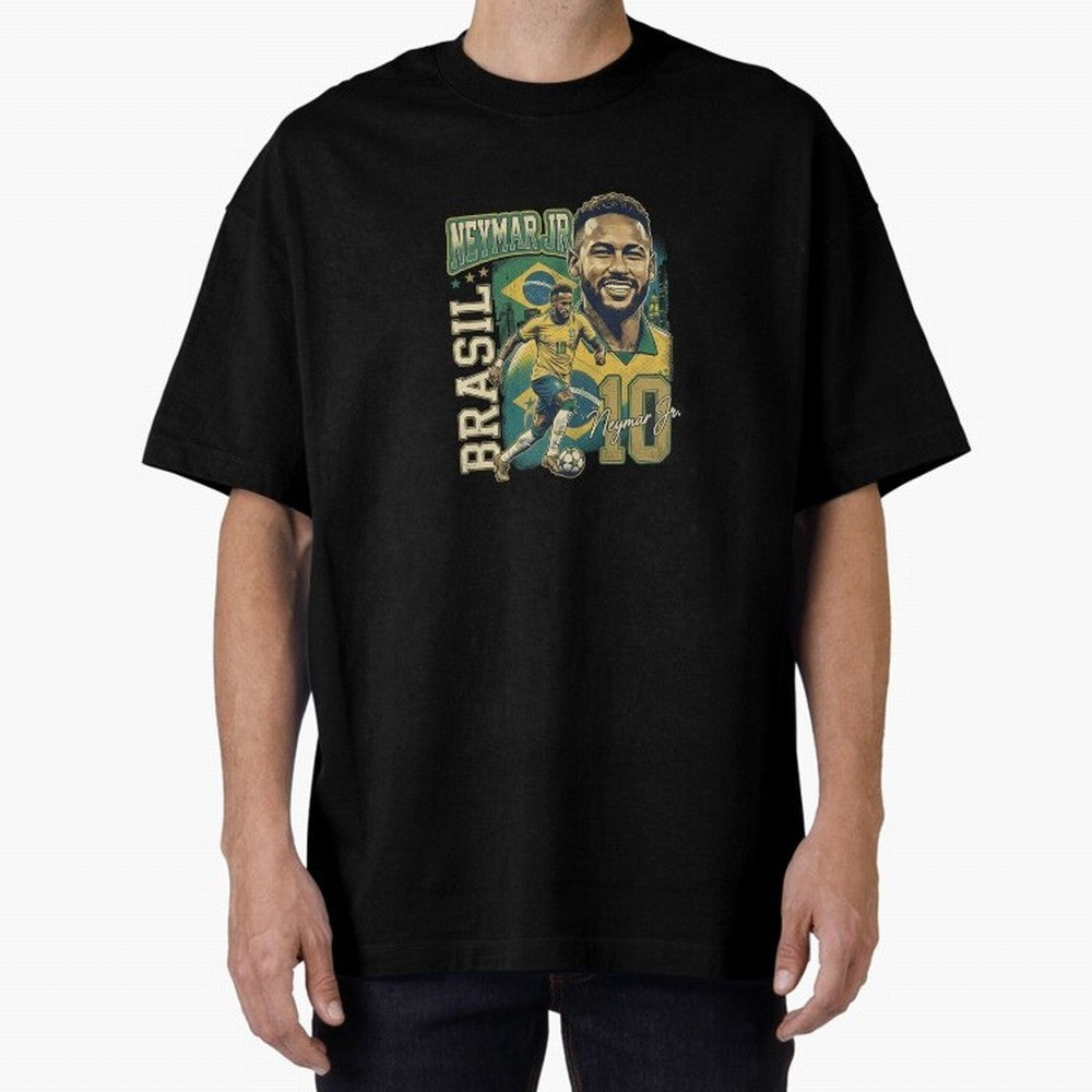 Neymar Jr Brazil Vintage Essential T-Shirt Feel the Roar of Match Day Hype around FIFA World Cup 2026 Group Stage, CR7, England and Germany, Goal Celebration Energy, Supporter Heritage, Football Icons and Worldwide Tournament Joy; Ideal for Fans
