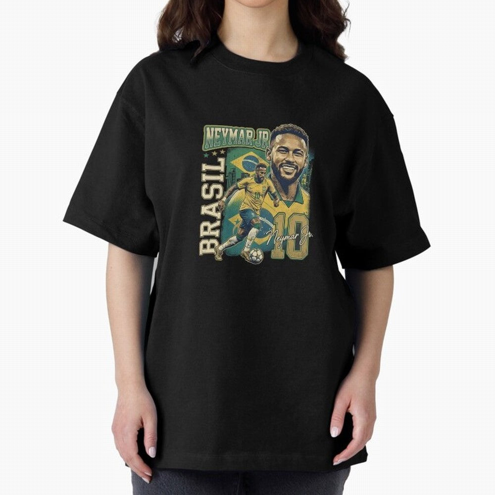 Neymar Jr Brazil Vintage Essential T-Shirt Feel the Roar of Match Day Hype around FIFA World Cup 2026 Group Stage, CR7, England and Germany, Goal Celebration Energy, Supporter Heritage, Football Icons and Worldwide Tournament Joy; Ideal for Fans