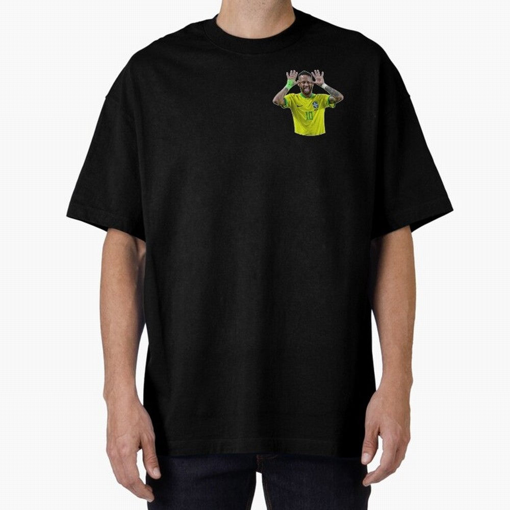 Neymar Oversized T-Shirt Make Your Look Match the FIFA World Cup 2026 Journey through CR7 Highlights, Brazil Pride, Champion Mindset, Group Stage Buzz, Knockout Tension and Passionate Fan Culture; Ideal for Fans Who Follow Messi, Cristiano Ronaldo,