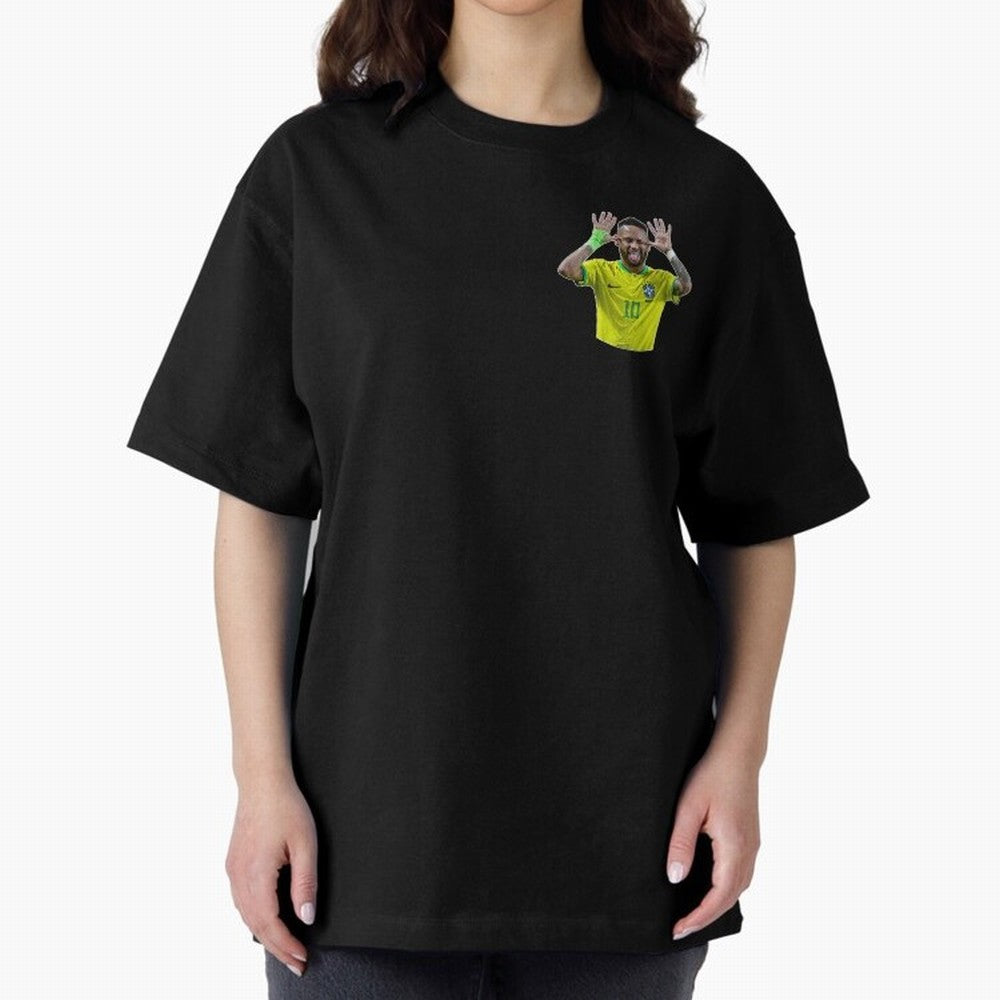 Neymar Oversized T-Shirt Make Your Look Match the FIFA World Cup 2026 Journey through CR7 Highlights, Brazil Pride, Champion Mindset, Group Stage Buzz, Knockout Tension and Passionate Fan Culture; Ideal for Fans Who Follow Messi, Cristiano Ronaldo,
