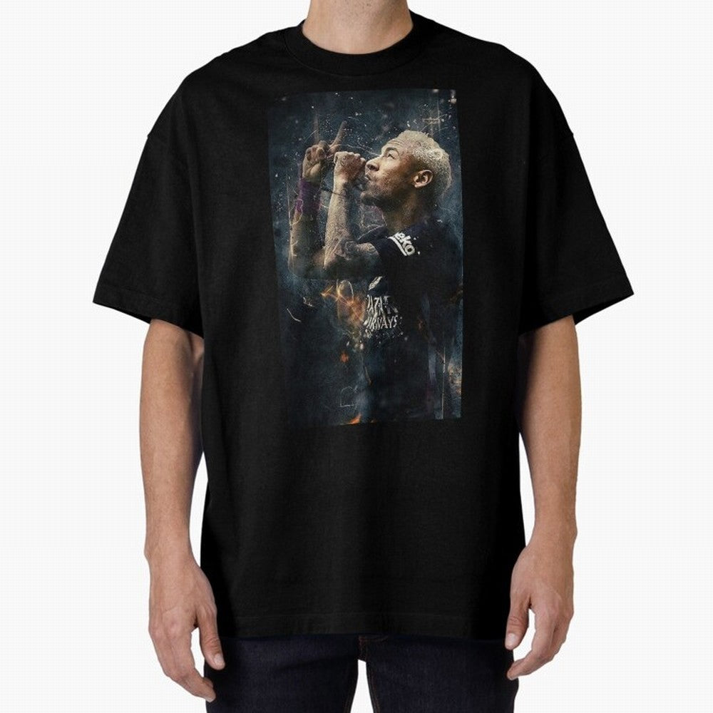 Illustration Neymar Design Classic T-Shirt Celebrate Football Heritage in FIFA World Cup 2026 Centered on Messi and Cristiano Ronaldo, Argentina, France and Brazil Energy, Football Passion, Legendary Performances, Festival Vibes and Supporter