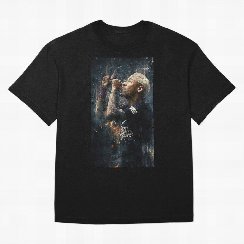 Illustration Neymar Design Classic T-Shirt Celebrate Football Heritage in FIFA World Cup 2026 Centered on Messi and Cristiano Ronaldo, Argentina, France and Brazil Energy, Football Passion, Legendary Performances, Festival Vibes and Supporter