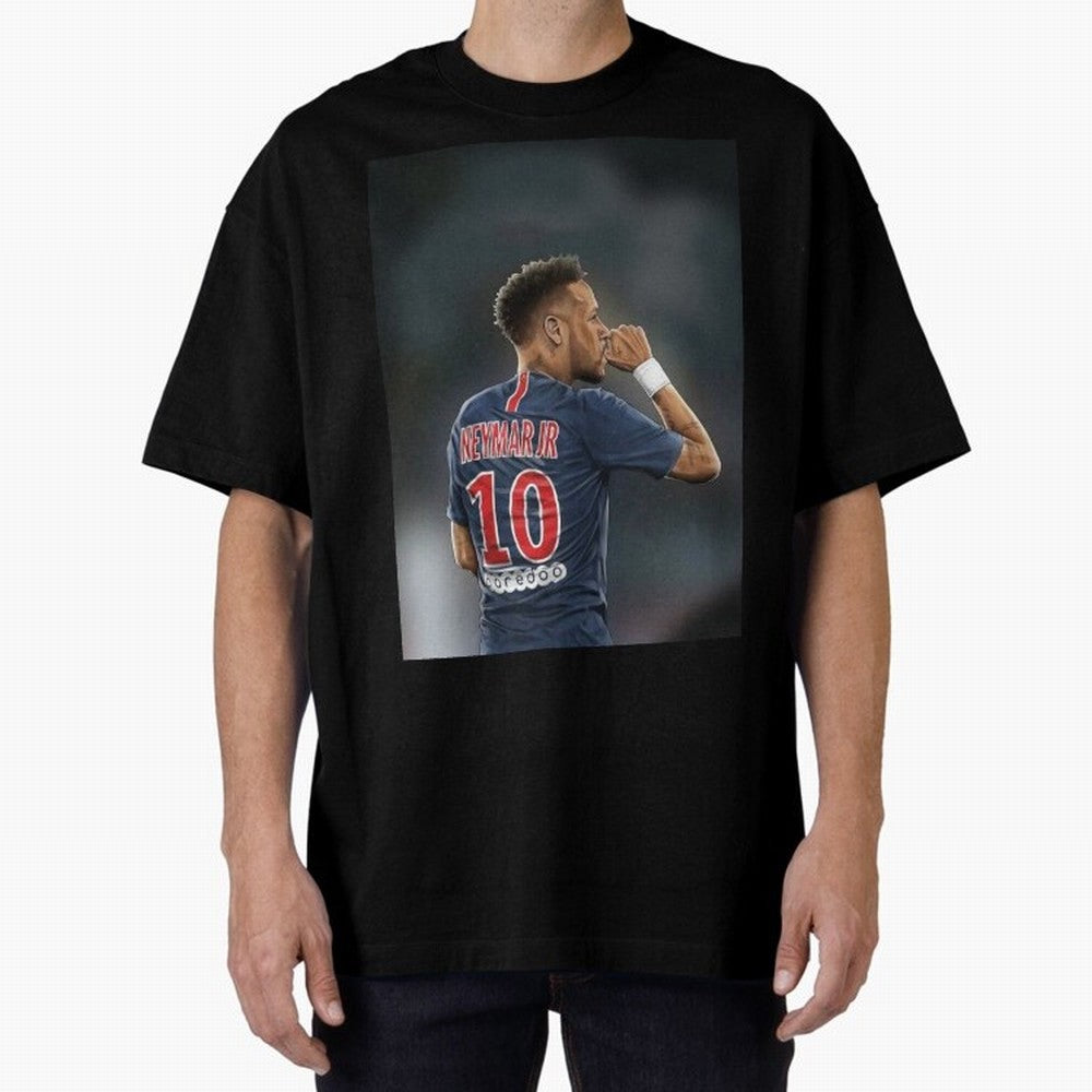 Neymar Watercolor Art Oversized T-Shirt Bring Stadium Energy to FIFA World Cup 2026 Spirit, Highlighting Argentina and Brazil, Mbappe, Champion Mindset, Group Stage Buzz, Knockout Tension and Passionate Fan Culture; Perfect for Supporters Who Want