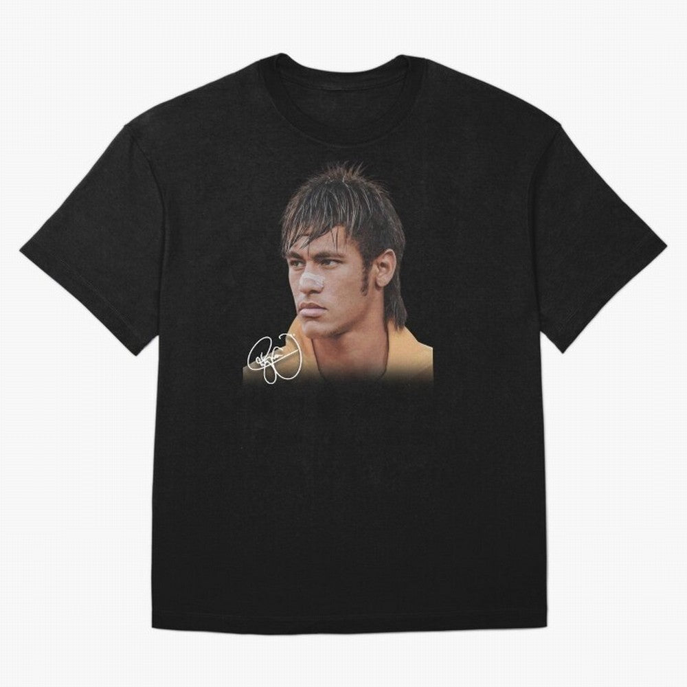 Young Neymar Jr T-Shirt | Big Face Young Neymar Classic T-Shirt Create Match Day Hype around FIFA World Cup 2026 USA Canada Mexico, CR7, England, Supporter Pride, Iconic Celebrations, Legendary Names and Global Match Day Energy; Great for