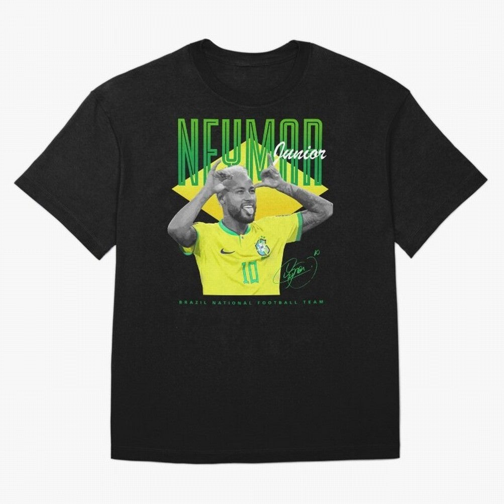 Neymar Jr. Oversized T-Shirt Represent the Passion of the FIFA World Cup 2026 Group Stage Journey through CR7 and Messi Highlights, Brazil Pride, Worldwide Fan Energy, Dramatic Goals, Stadium Lights and Championship Celebrations; Great for Watch
