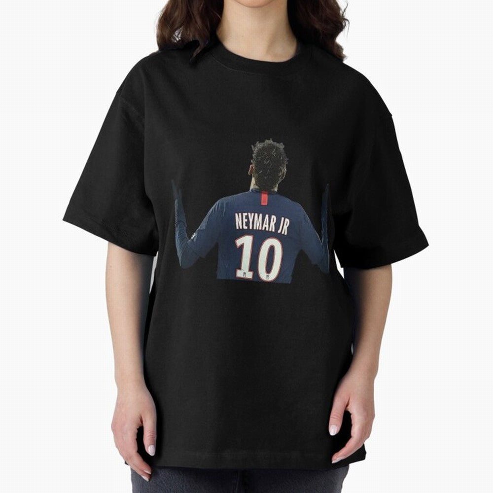 Neymar Jr Paris - 10 Oversized T-Shirt Upgrade FIFA World Cup 2026 USA Canada Mexico Inspired by Messi and Cristiano Ronaldo, Spain and Netherlands Energy, Global Supporter Spirit, Legendary Goals, National Colors and Tournament Celebration;