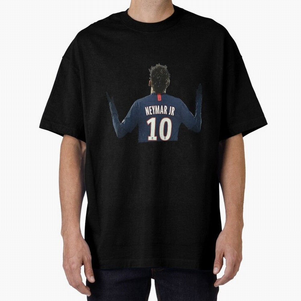 Neymar Jr Paris - 10 Oversized T-Shirt Upgrade FIFA World Cup 2026 USA Canada Mexico Inspired by Messi and Cristiano Ronaldo, Spain and Netherlands Energy, Global Supporter Spirit, Legendary Goals, National Colors and Tournament Celebration;