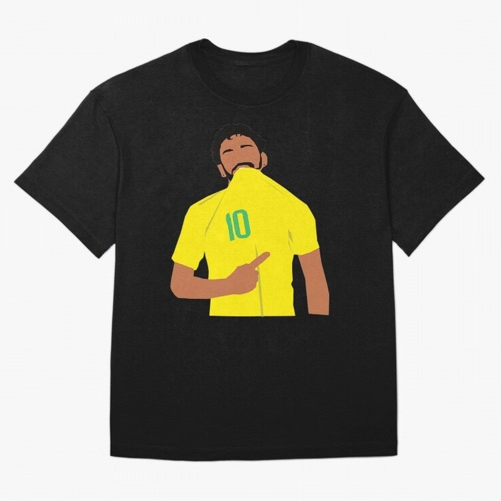 Neymar Jr Oversized T-Shirt Celebrate FIFA World Cup 2026 Spirit, Inspired by Argentina, France and Brazil, Neymar, Global Supporter Spirit, Legendary Goals, National Colors and Tournament Celebration; Ideal for Passionate Fans Who Love Underdog
