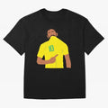 Neymar Jr Oversized T-Shirt Celebrate FIFA World Cup 2026 Spirit, Inspired by Argentina, France and Brazil, Neymar, Global Supporter Spirit, Legendary Goals, National Colors and Tournament Celebration; Ideal for Passionate Fans Who Love Underdog