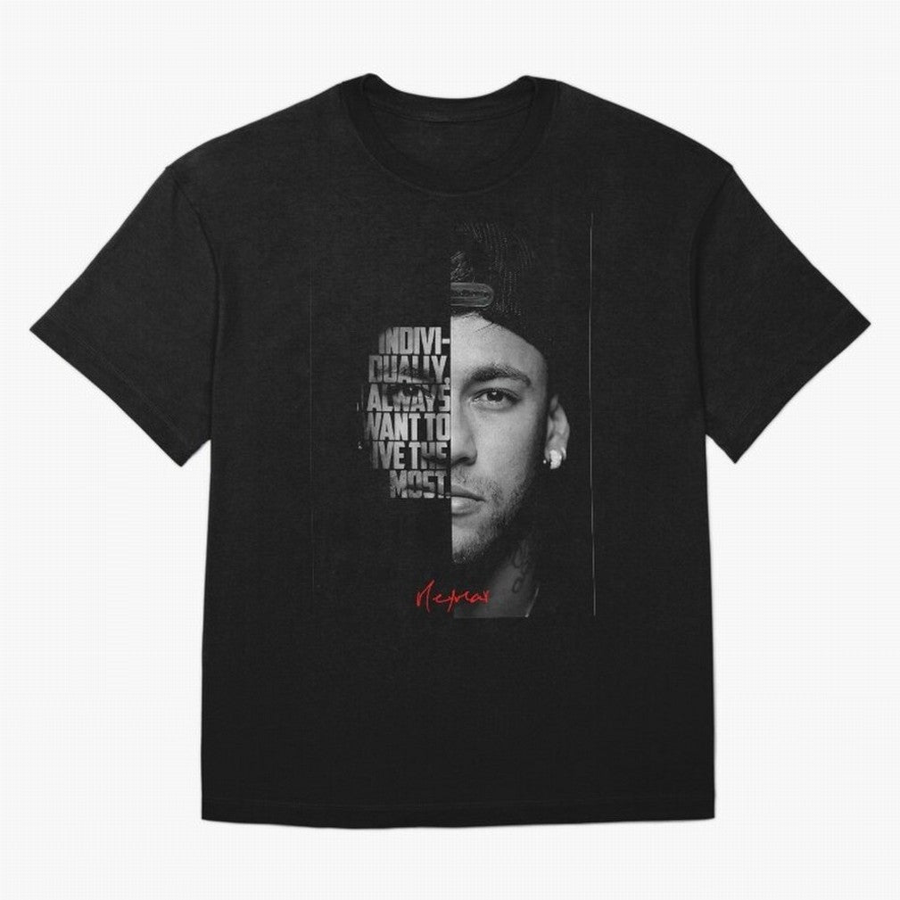 Black and white Neymar Jr quote. Classic T-Shirt Celebrate Classic Football Spirit in the FIFA World Cup 2026 Group Stage Journey through Mbappe Highlights, Argentina, France and Brazil Pride, Sports Nostalgia, International Competition, Famous