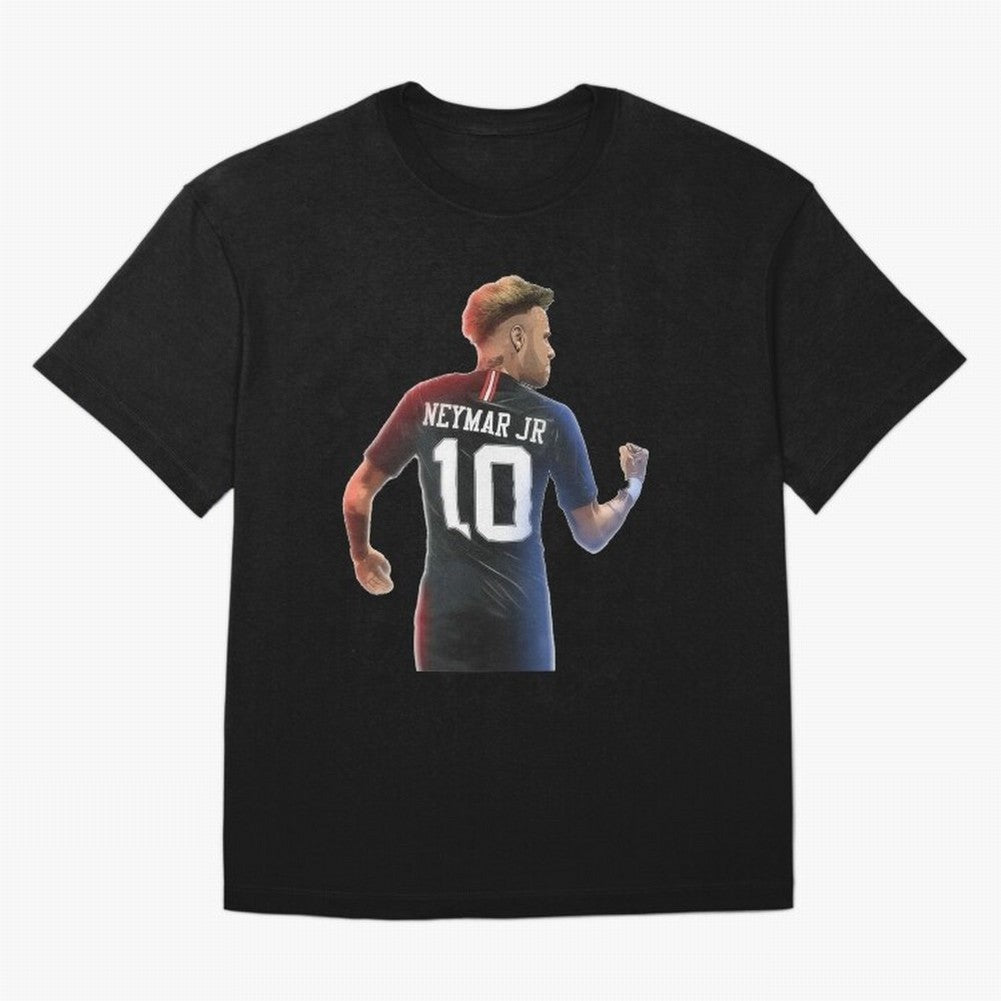 Neymar Art Classic T-Shirt Celebrate the Road through FIFA World Cup 2026 Group Stage Spirit, Inspired by Spain and Netherlands, Haaland and Mbappe, Sports Nostalgia, International Competition, Famous Players and Unforgettable Victories; Perfect
