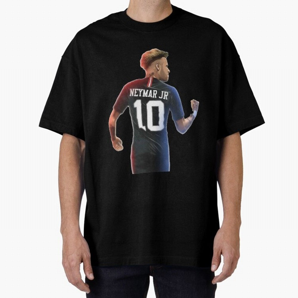 Neymar Art Classic T-Shirt Celebrate the Road through FIFA World Cup 2026 Group Stage Spirit, Inspired by Spain and Netherlands, Haaland and Mbappe, Sports Nostalgia, International Competition, Famous Players and Unforgettable Victories; Perfect