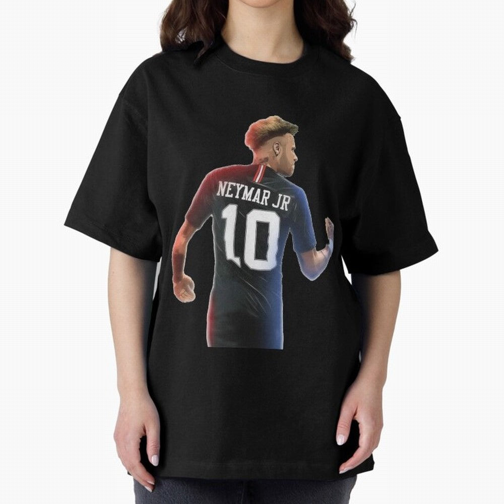 Neymar Art Classic T-Shirt Celebrate the Road through FIFA World Cup 2026 Group Stage Spirit, Inspired by Spain and Netherlands, Haaland and Mbappe, Sports Nostalgia, International Competition, Famous Players and Unforgettable Victories; Perfect