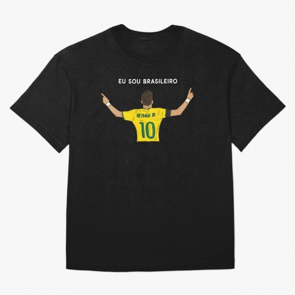 Neymar Jr Brazil Oversized T-Shirt Follow Every Goal of Match Day Hype around FIFA World Cup 2026 Group Stage, Cristiano Ronaldo, Haaland and CR7, Argentina, Stadium Memories, Football Loyalty, International Chants and Championship Tradition;