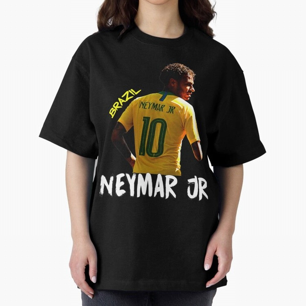 Brazil Neymar Selecao Oversized T-Shirt Join the Global Buzz around Global Football Passion for FIFA World Cup 2026, Driven by Neymar, Haaland and Cristiano Ronaldo, England and Germany, Champion Mindset, Group Stage Buzz, Knockout Tension and