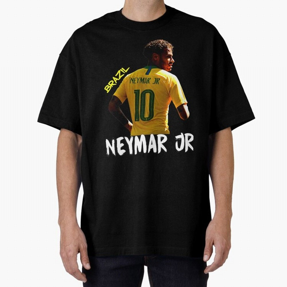 Brazil Neymar Selecao Oversized T-Shirt Join the Global Buzz around Global Football Passion for FIFA World Cup 2026, Driven by Neymar, Haaland and Cristiano Ronaldo, England and Germany, Champion Mindset, Group Stage Buzz, Knockout Tension and