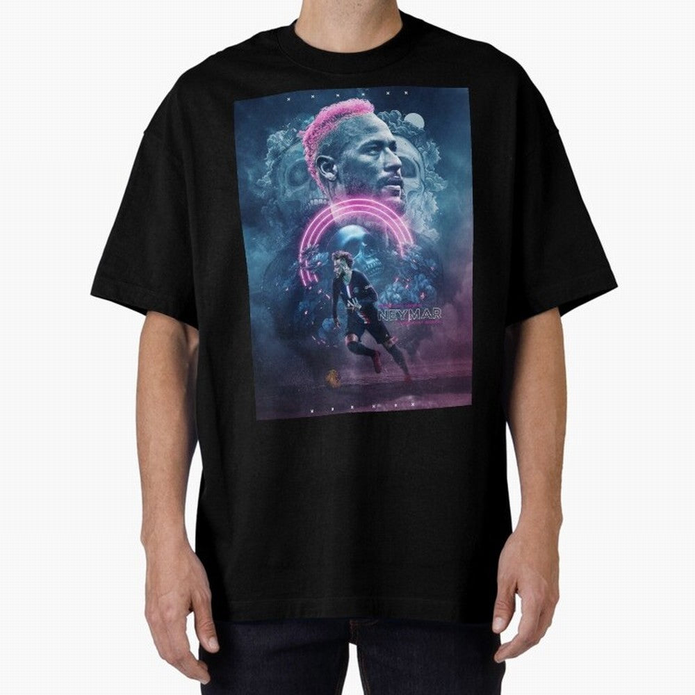Neymar Classic T-Shirt Represent the Passion of FIFA World Cup 2026 Group Stage with Messi, Neymar and Mbappe, Spain Energy, Match Day Excitement, Supporter Culture, Golden Goals and Global Football Passion; Created for Match Day Parties, Soccer