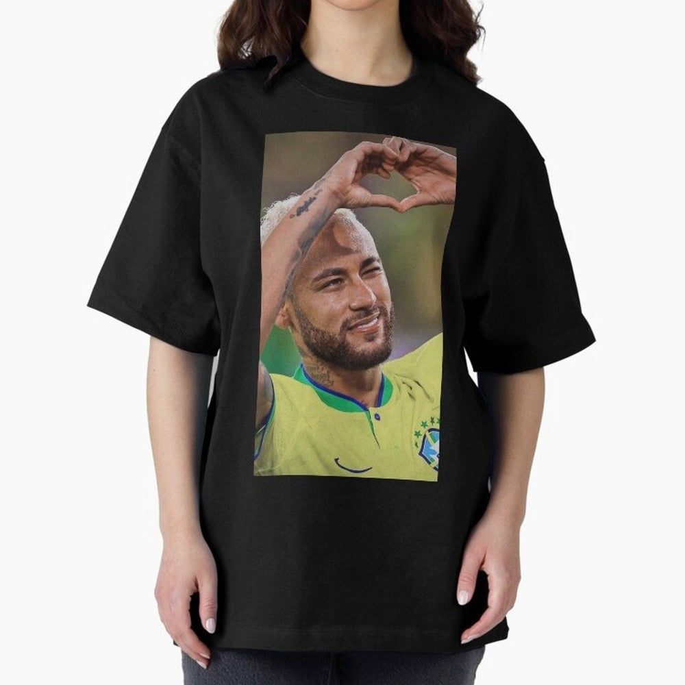 Neymar Jr Oversized T-Shirt Get Ready for the FIFA World Cup 2026 Journey through Messi Highlights, England and Germany Pride, Soccer Culture, Superstar Moments, National Team Dreams and Competitive Fire; Ideal for Fans Who Follow Messi, Cristiano