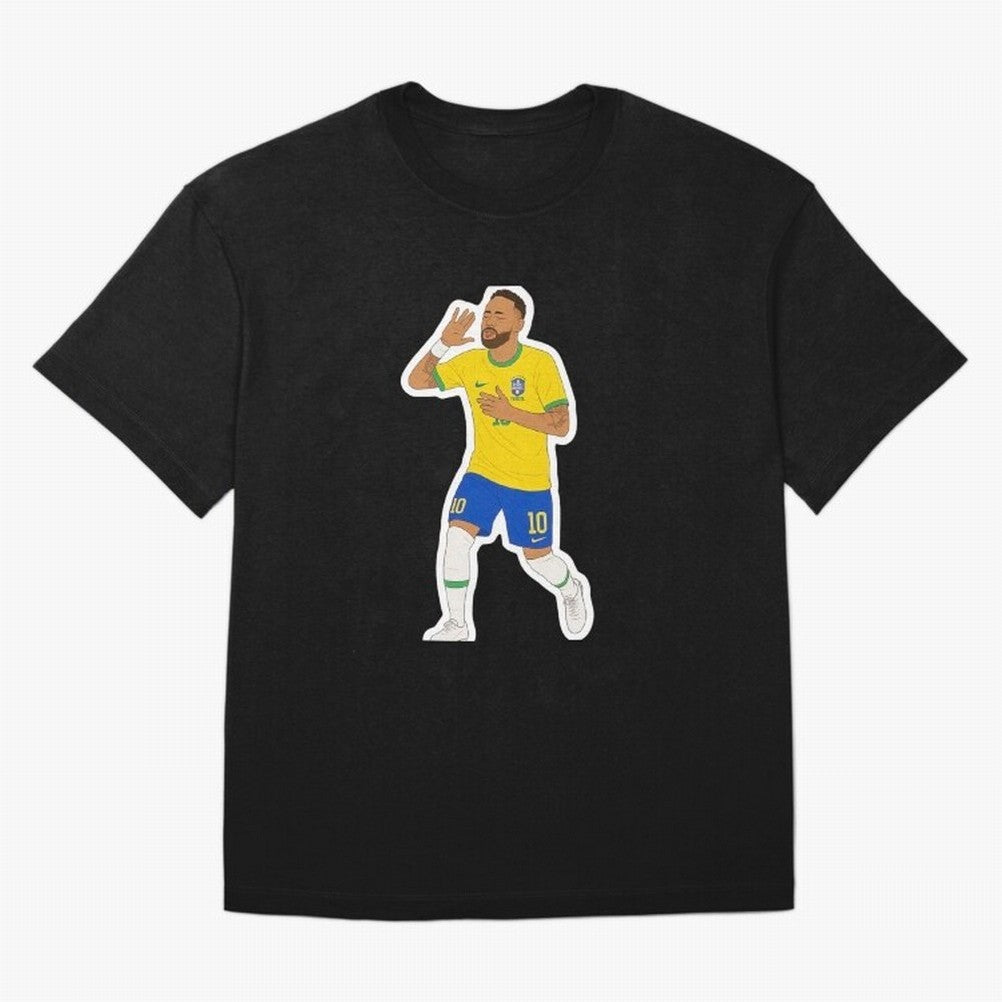 Neymar Jr Oversized T-Shirt Celebrate Soccer Greatness during FIFA World Cup 2026 USA Canada Mexico Spirit, Inspired by England, Messi, CR7 and Mbappe, Stadium Chants, National Pride, Trophy Dreams and Unforgettable Football Memories; Perfect for