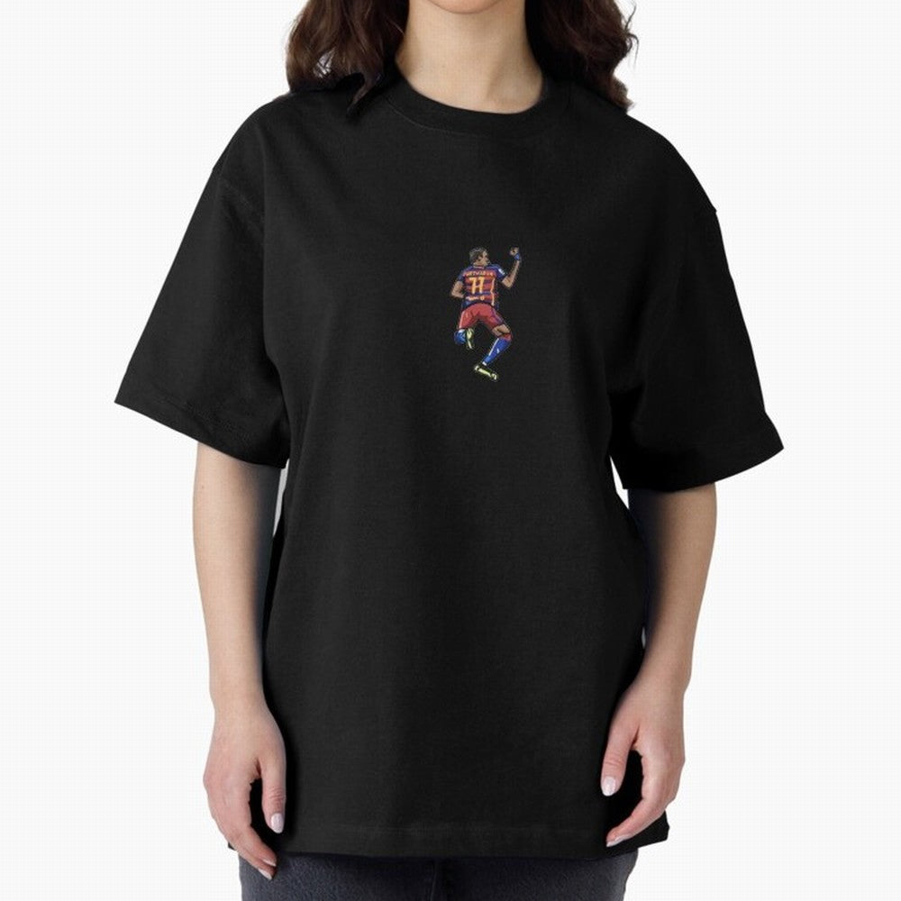 Neymar Jr, Barcelona Oversized T-Shirt Cheer through Every Moment of Global Football Passion for FIFA World Cup 2026 Group Stage, Built around CR7, England, Championship Spirit, Famous Goals, Roaring Crowds and International Football Unity; Ideal