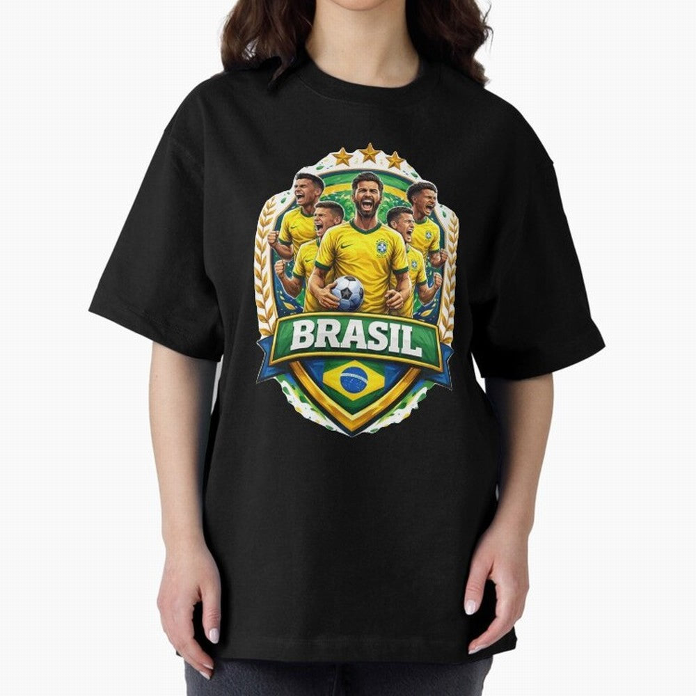 Brazil Football National Team Pride- Brazil Soccer Graphics Classic T-Shirt Carry FIFA World Cup 2026 USA Canada Mexico Filled with Cristiano Ronaldo, Germany Energy, Tournament Hype, Historic Matchups, Family Viewing Parties and Global Sports