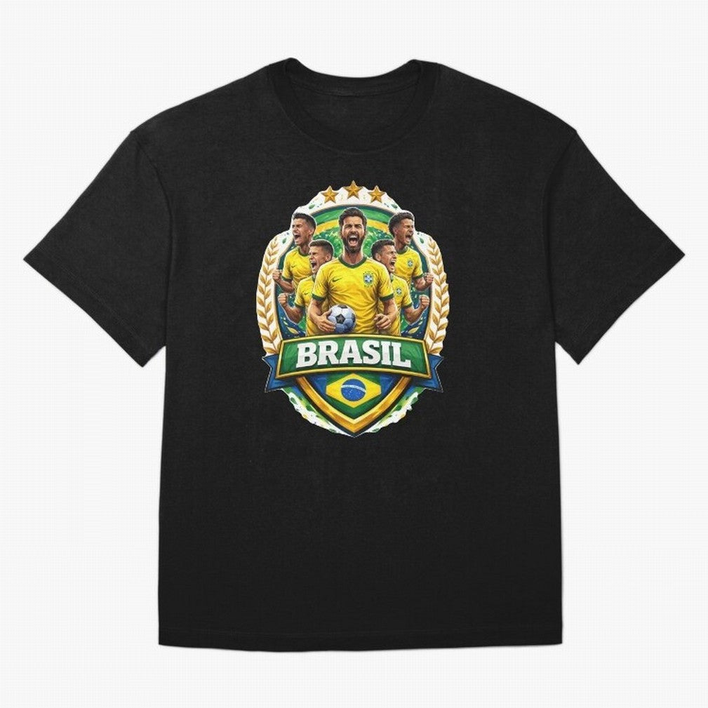 Brazil Football National Team Pride- Brazil Soccer Graphics Classic T-Shirt Carry FIFA World Cup 2026 USA Canada Mexico Filled with Cristiano Ronaldo, Germany Energy, Tournament Hype, Historic Matchups, Family Viewing Parties and Global Sports