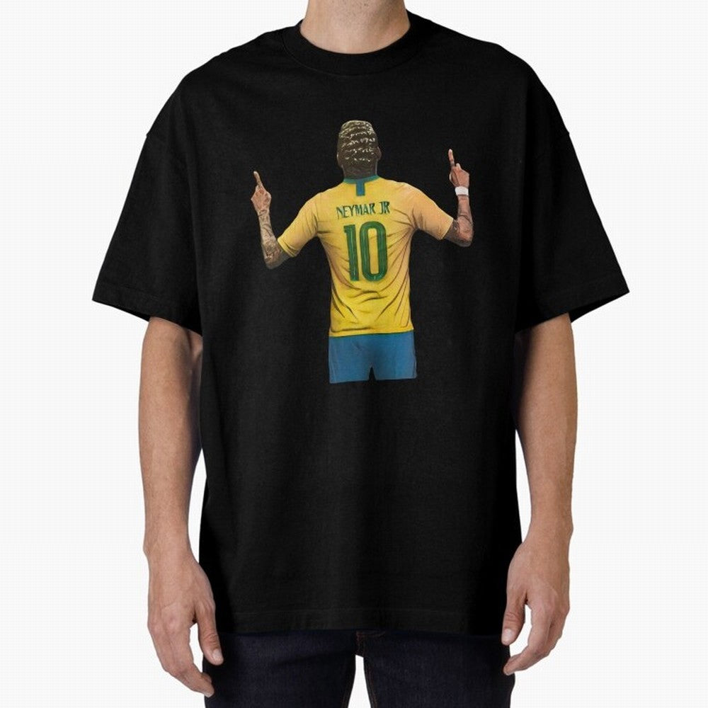 neymar jr Oversized T-Shirt Spotlight FIFA World Cup 2026 Group Stage Highlighting Haaland and Mbappe, France Energy, Game Day Rituals, Football Legends, Country Pride and the Road to the Final; Great for Supporters Who Love Legendary Players,