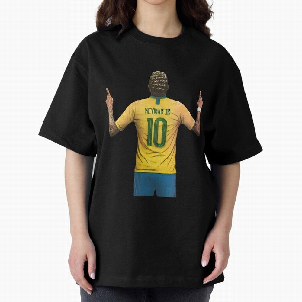 neymar jr Oversized T-Shirt Spotlight FIFA World Cup 2026 Group Stage Highlighting Haaland and Mbappe, France Energy, Game Day Rituals, Football Legends, Country Pride and the Road to the Final; Great for Supporters Who Love Legendary Players,