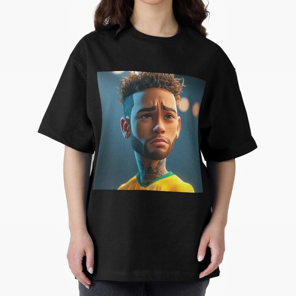 Neymar Jr cartoon picture Classic T-Shirt Represent Fans Who Live for FIFA World Cup 2026 USA Canada Mexico with Haaland and Mbappe, France Energy, Champion Mindset, Group Stage Buzz, Knockout Tension and Passionate Fan Culture; Perfect for Fans,