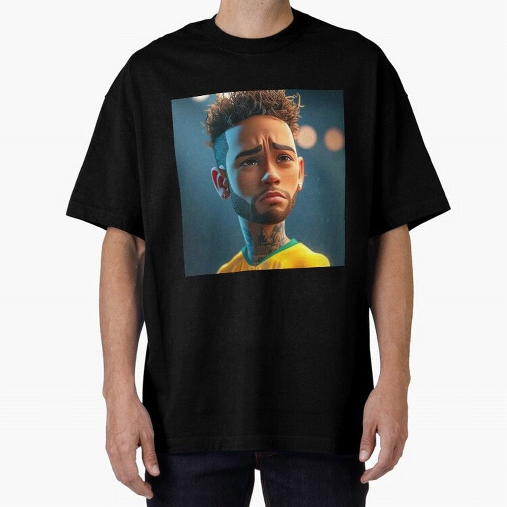 Neymar Jr cartoon picture Classic T-Shirt Represent Fans Who Live for FIFA World Cup 2026 USA Canada Mexico with Haaland and Mbappe, France Energy, Champion Mindset, Group Stage Buzz, Knockout Tension and Passionate Fan Culture; Perfect for Fans,