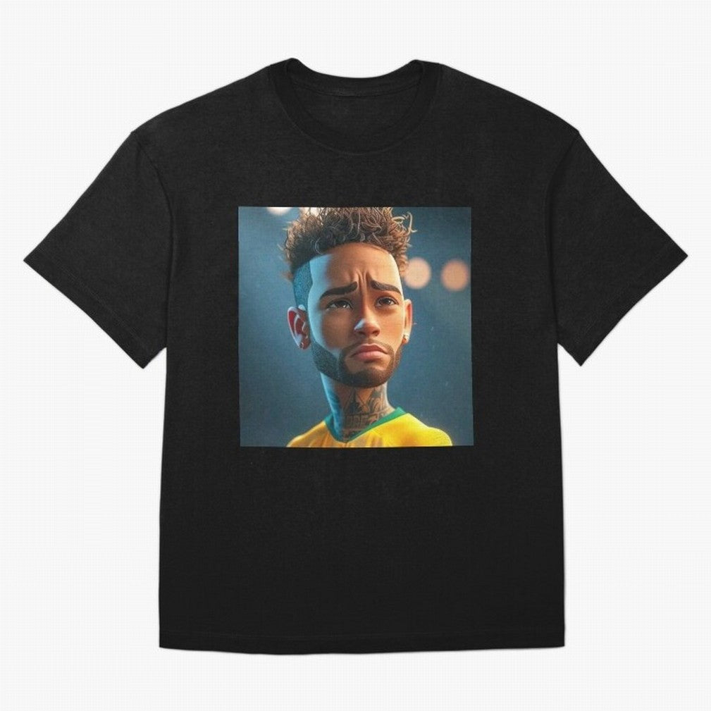 Neymar Jr cartoon picture Classic T-Shirt Represent Fans Who Live for FIFA World Cup 2026 USA Canada Mexico with Haaland and Mbappe, France Energy, Champion Mindset, Group Stage Buzz, Knockout Tension and Passionate Fan Culture; Perfect for Fans,