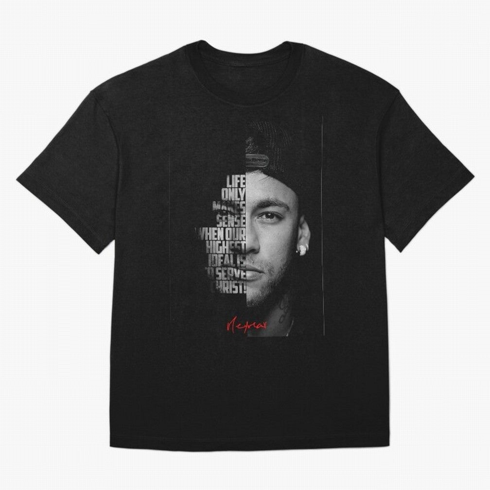 Black and white Neymar Jr quote. Classic T-Shirt Carry the Colors and Pride of Match Day Hype around FIFA World Cup 2026 USA Canada Mexico, Messi and Cristiano Ronaldo, Germany, Championship Spirit, Famous Goals, Roaring Crowds and International