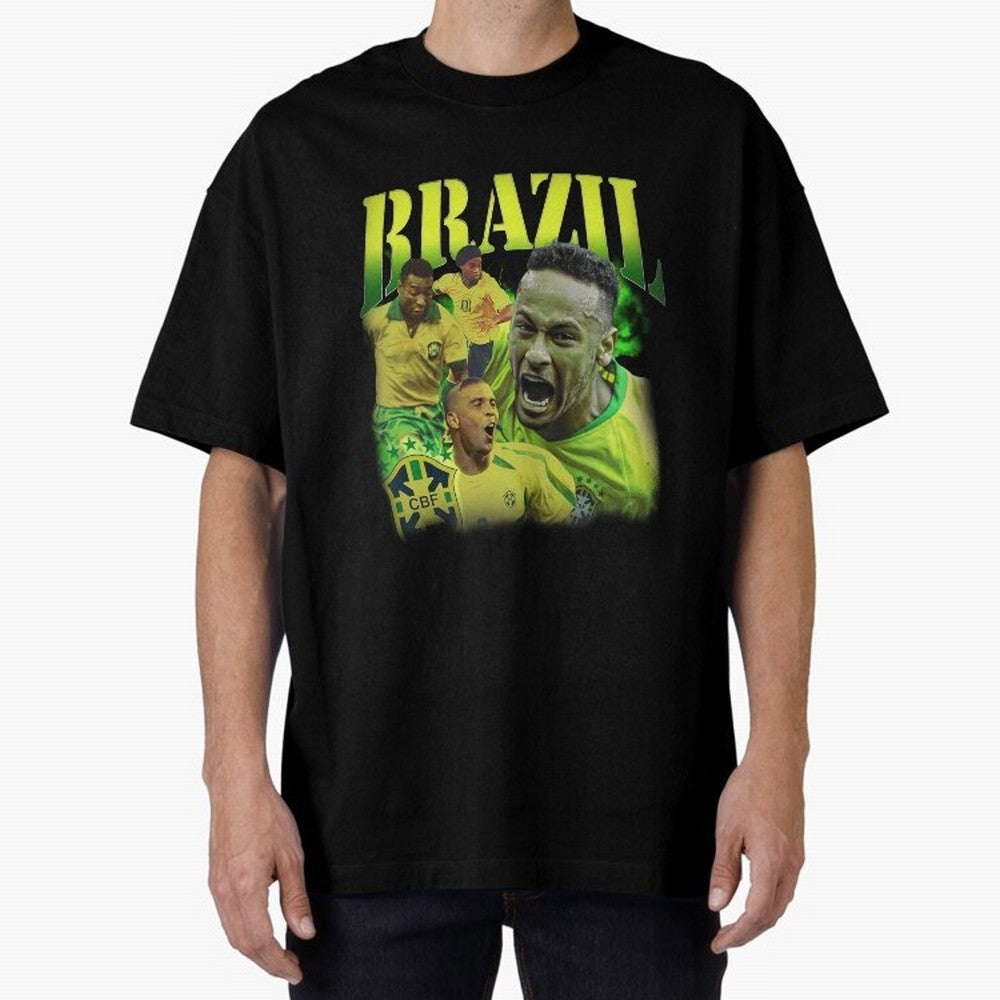 Neymar Brazil Vintage Essential T-Shirt Fuel Your Fan Pride for FIFA World Cup 2026 USA Canada Mexico Made for Messi, Neymar and Mbappe, Germany Energy, Game Day Rituals, Football Legends, Country Pride and the Road to the Final; Perfect for Fans,