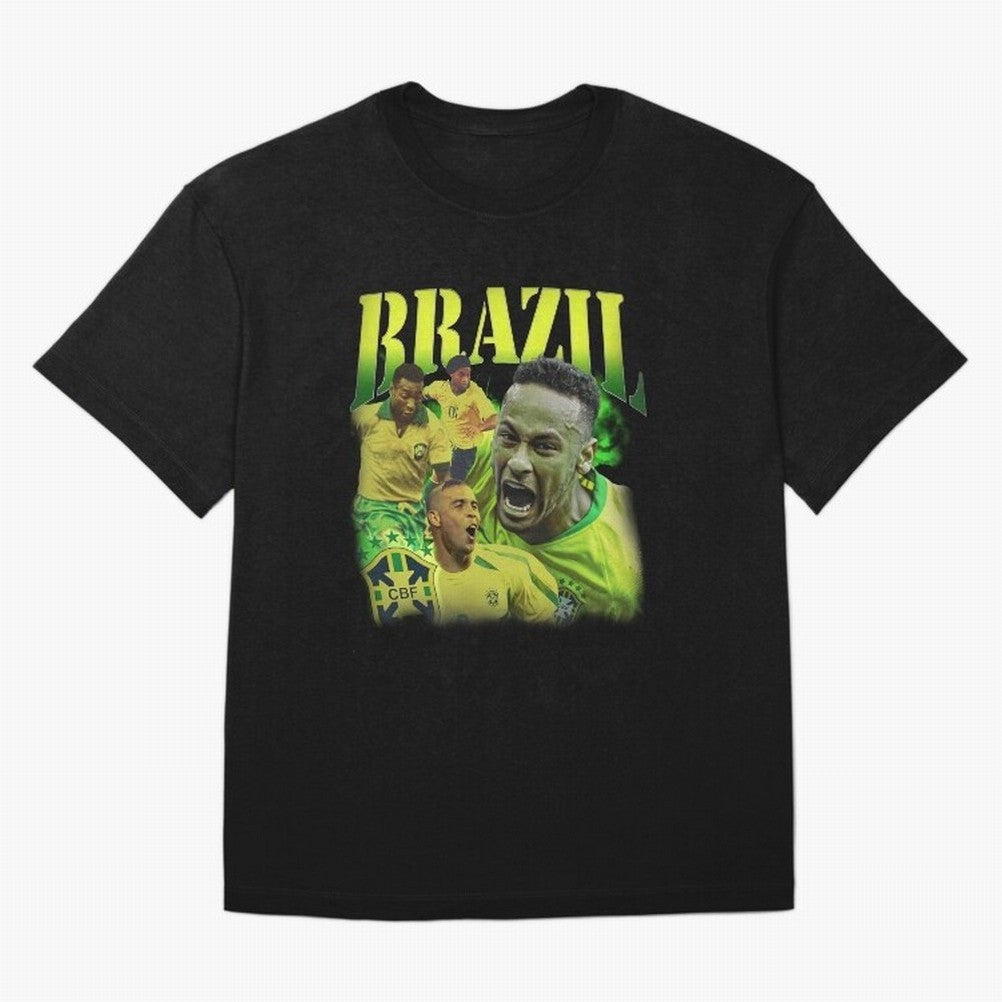 Neymar Brazil Vintage Essential T-Shirt Fuel Your Fan Pride for FIFA World Cup 2026 USA Canada Mexico Made for Messi, Neymar and Mbappe, Germany Energy, Game Day Rituals, Football Legends, Country Pride and the Road to the Final; Perfect for Fans,