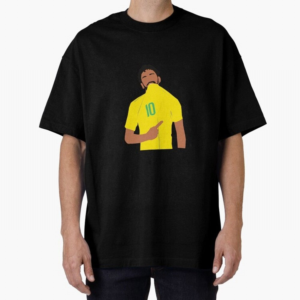Neymar Jr Oversized T-Shirt Celebrate the Biggest Stage of Match Day Hype around FIFA World Cup 2026 USA Canada Mexico, Haaland, Brazil, Portugal and Argentina, Stadium Chants, National Pride, Trophy Dreams and Unforgettable Football Memories;