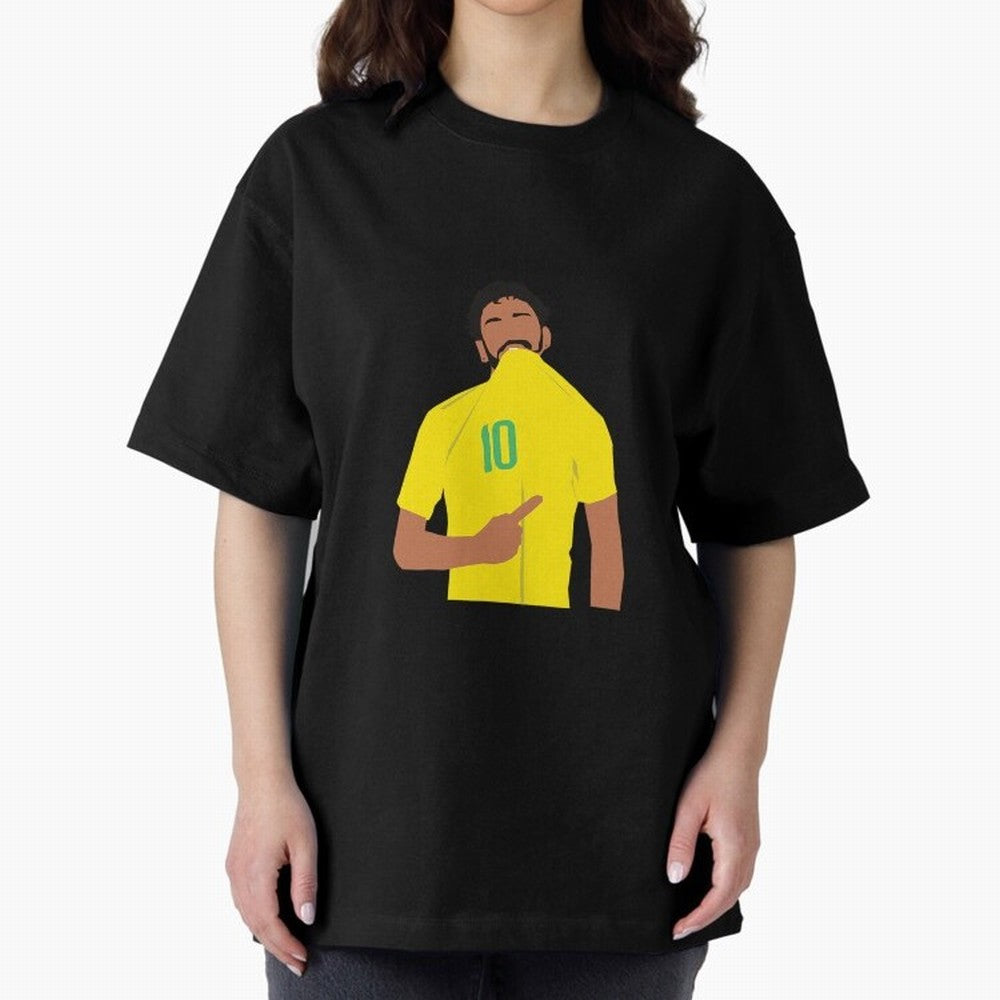 Neymar Jr Oversized T-Shirt Celebrate the Biggest Stage of Match Day Hype around FIFA World Cup 2026 USA Canada Mexico, Haaland, Brazil, Portugal and Argentina, Stadium Chants, National Pride, Trophy Dreams and Unforgettable Football Memories;