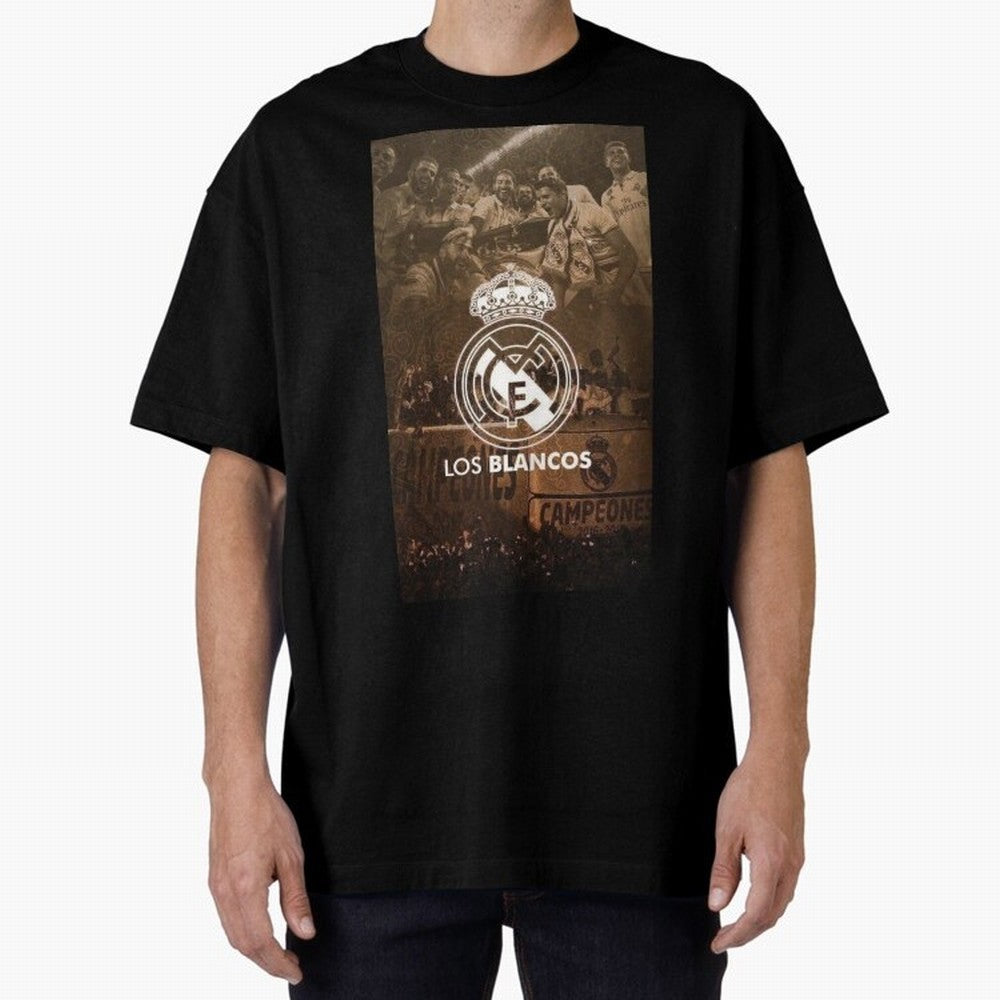 King Madrid Oversized T-Shirt Support Global Football Passion for FIFA World Cup 2026, Driven by CR7, England and Germany, Supporter Pride, Iconic Celebrations, Legendary Names and Global Match Day Energy; Created for Match Day Parties, Soccer