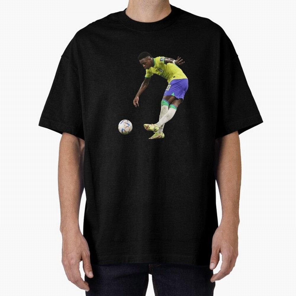 Vinicius Junior rabona Classic T-Shirt Support Match Day Hype around FIFA World Cup 2026 Group Stage, Messi, CR7 and Mbappe, Netherlands, Classic Soccer Heritage, Championship Pressure, Fan Loyalty and International Pride; Perfect for Fans,