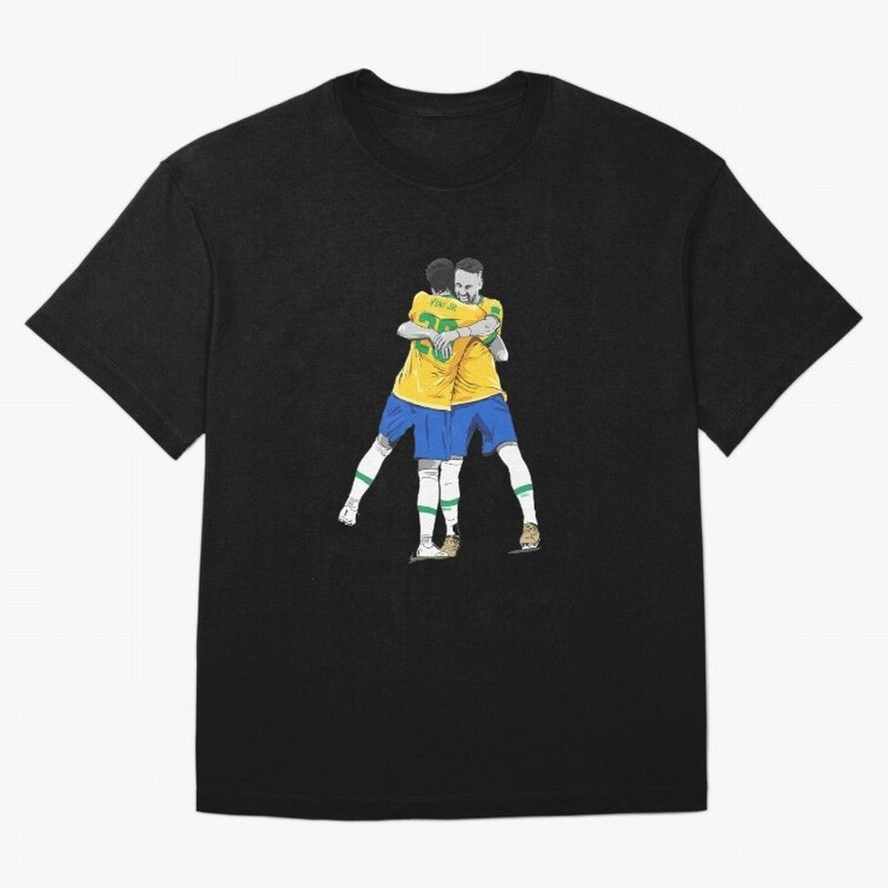BRAZIL Neymar Jr and Vini Jr World Cup Celebration Oversized T-Shirt Honor Champions and Dreams in Match Day Hype around FIFA World Cup 2026 Group Stage, Cristiano Ronaldo, Haaland and CR7, Spain, Tournament Hype, Historic Matchups, Family Viewing